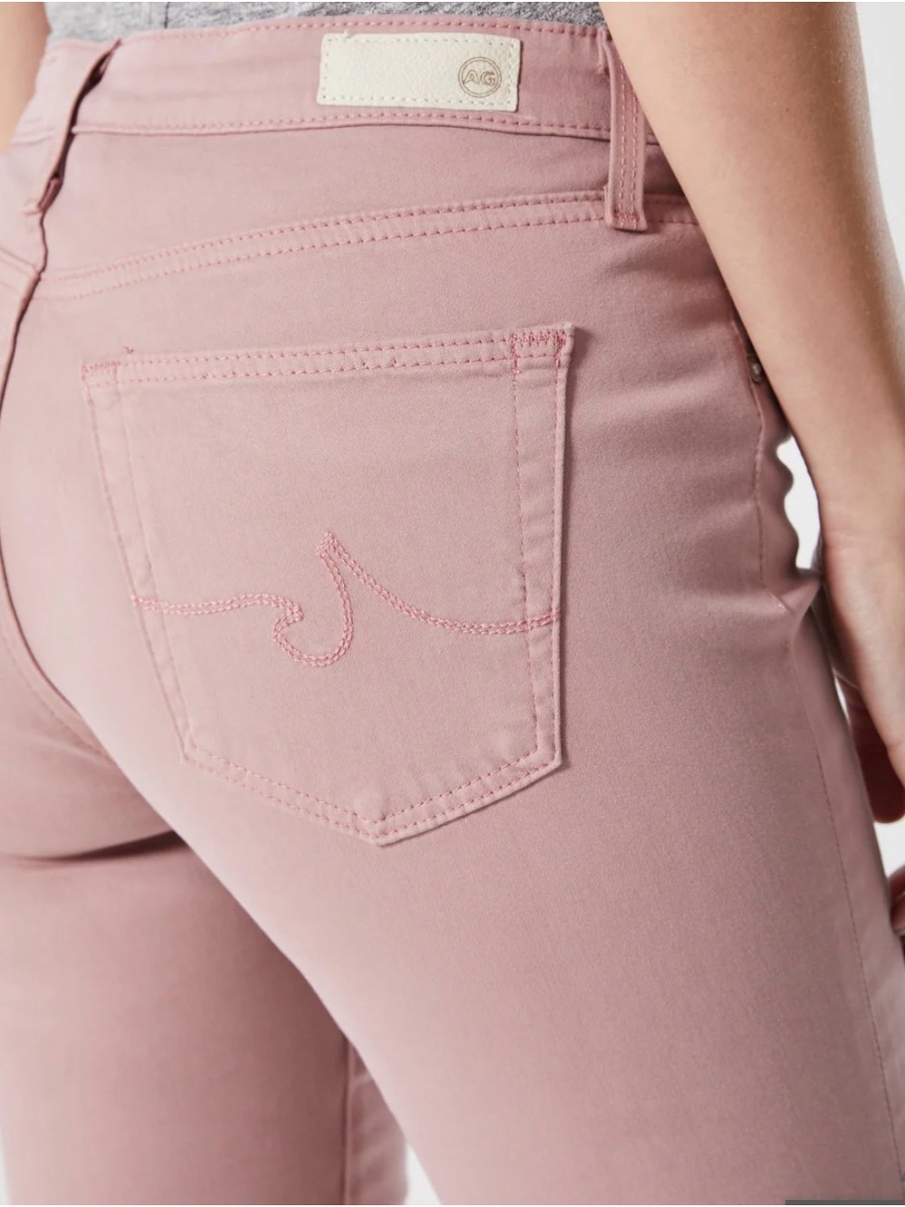 AG Adriano Goldschmied Women's Skinny Jeans in Dusty Pink